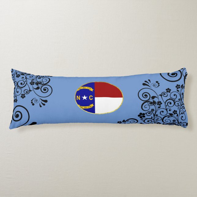 North Carolina flag Body Pillow (Front)