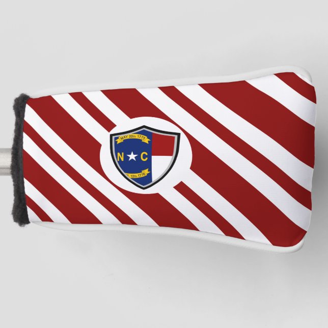 North Carolina flag Golf Head Cover (Front)