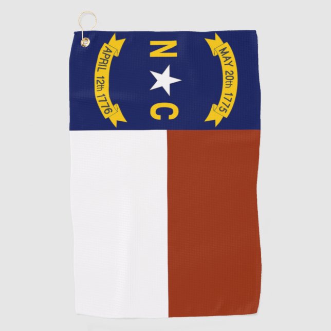 North Carolina Flag Golf Towel (Front)