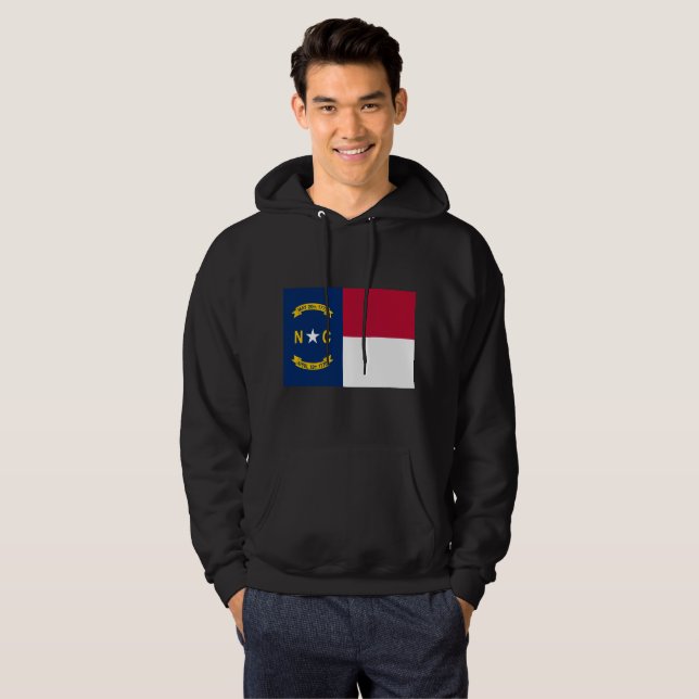 North Carolina Flag Hoodie (Front Full)
