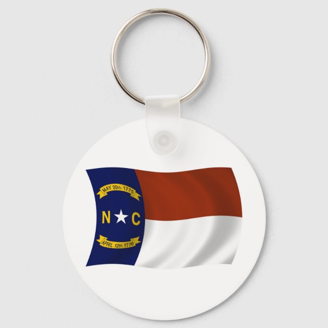 North Carolina Flag Keychain (Front)