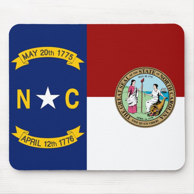 North Carolina flag Mouse Pad (Front)