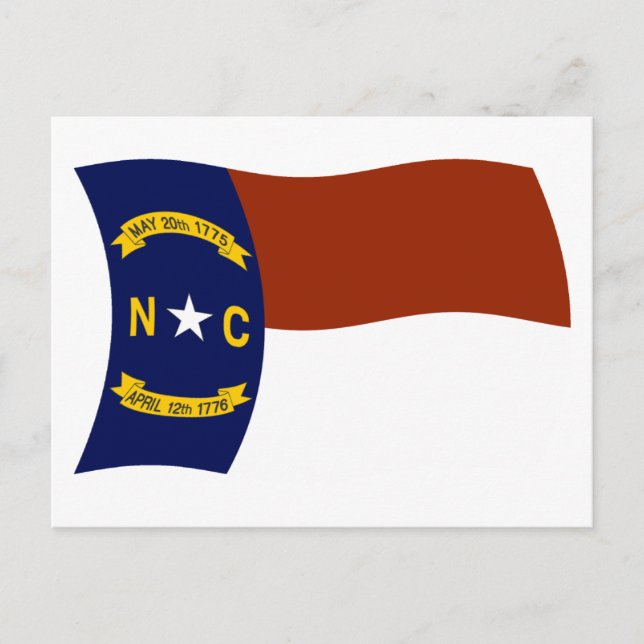 North Carolina Flag Postcard (Front)