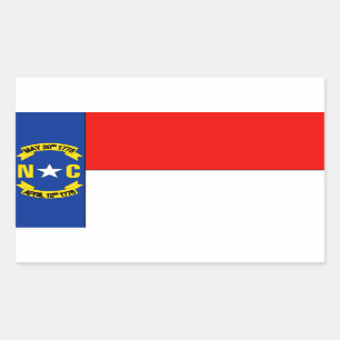North Carolina Flag Sticker