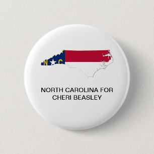 NORTH CAROLINA for CHERI BEASLEY SENATE Button