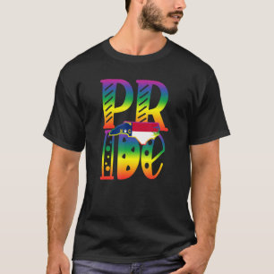 North Carolina Gay Pride In Block Letters T-Shirt