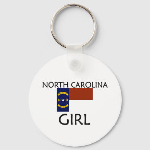 NORTH CAROLINA GIRL KEYCHAIN