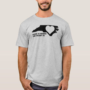 North Carolina Home Away From State T-Shirt Tees