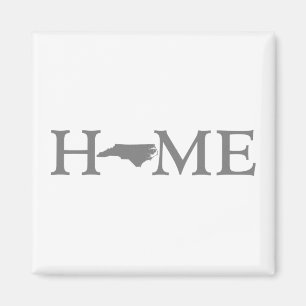 North Carolina Home State Word Art Magnet