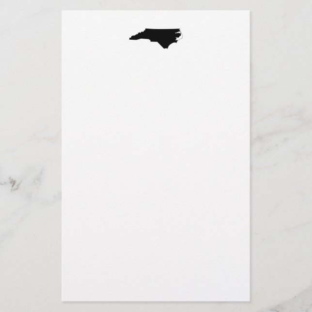 North Carolina in Black and White Stationery (Front)