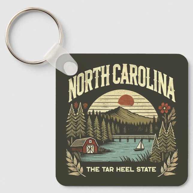 North Carolina Keychain (Front)
