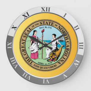 North Carolina Large Clock