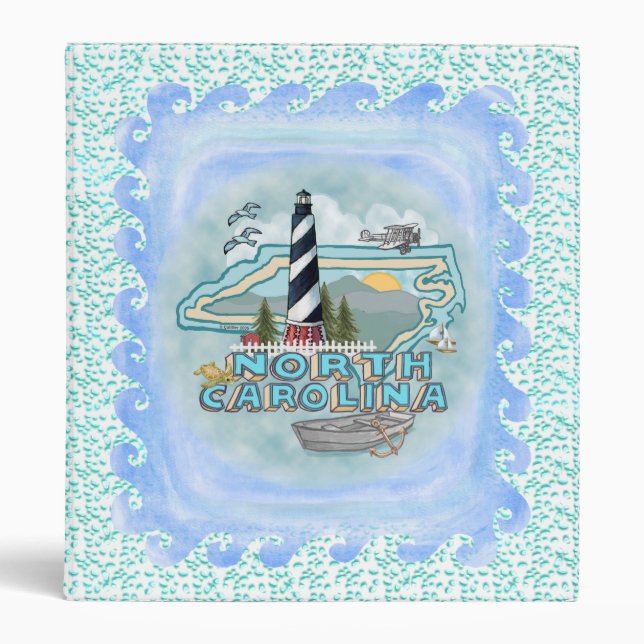 North Carolina Lighthouse Binder (Front)