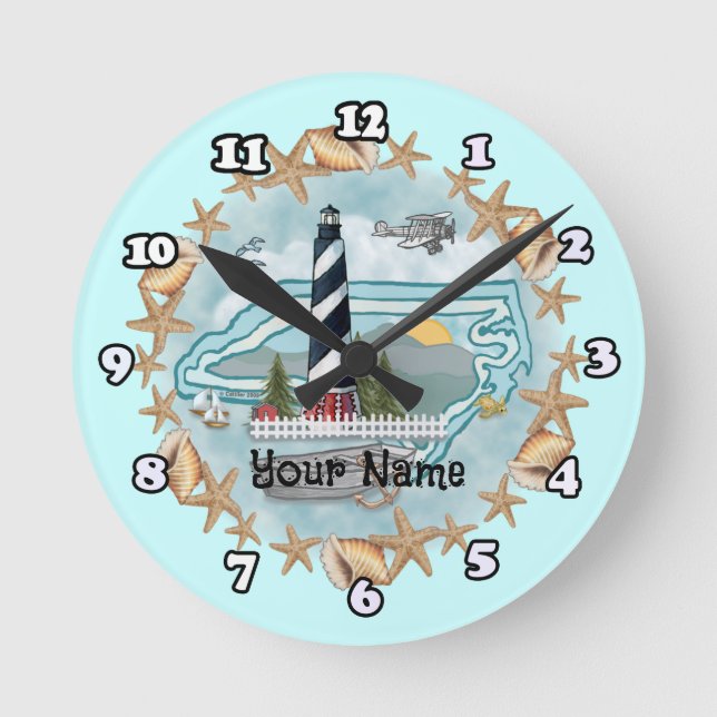 North Carolina Lighthouse  clock (Front)