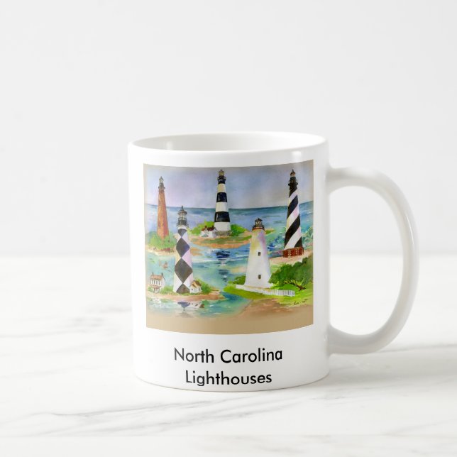 North Carolina Lighthouses Coffee Mug (Right)