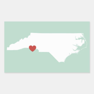 North Carolina Love - Customizable Sticker