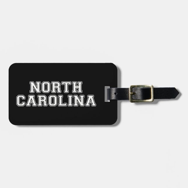 North Carolina Luggage Tag (Front Horizontal)