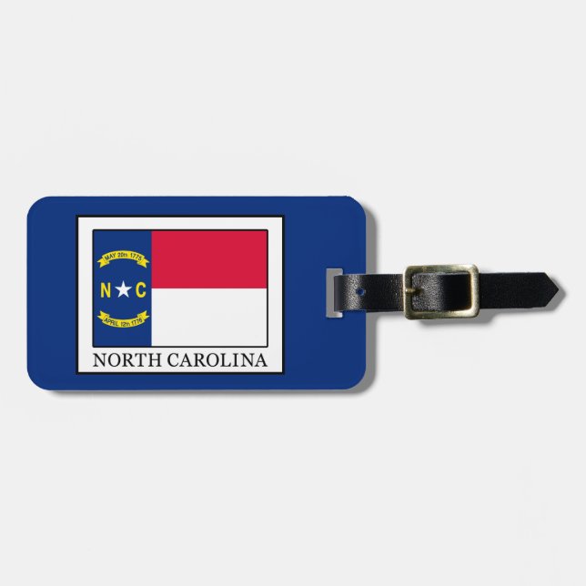 North Carolina Luggage Tag (Front Horizontal)