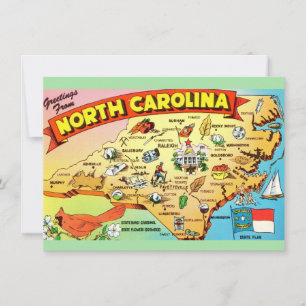 North Carolina Map Moving Announcement