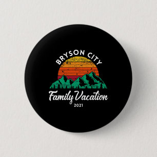 North Carolina Mountains Family Vacation Bryson Ci 2 Inch Round Button