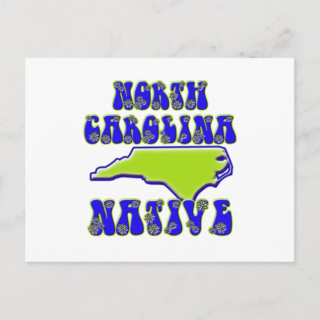 North Carolina Native Postcard (Front)