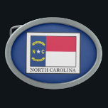 North Carolina Oval Belt Buckle<br><div class="desc">North Carolina</div>