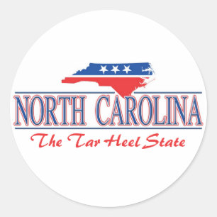North Carolina Patriotic Stickers