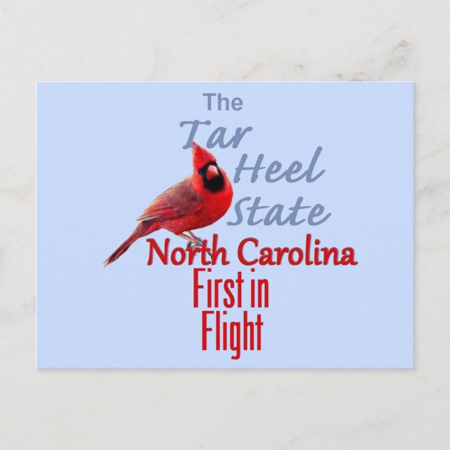 NORTH CAROLINA POSTCARD (Front)