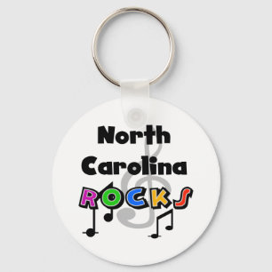 North Carolina Rocks Keychain