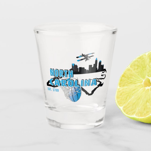 North Carolina Shot Glass (Front)