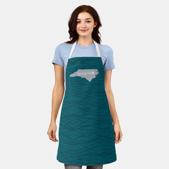 North Carolina, Signed by God Apron (Worn)