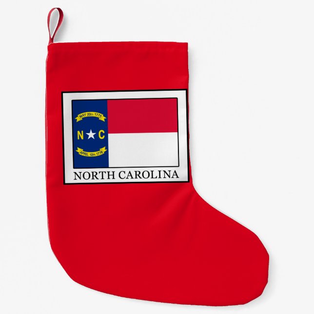 North Carolina Small Christmas Stocking (Front)