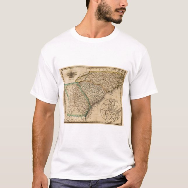 North Carolina, South Carolina, Georgia T-Shirt (Front)