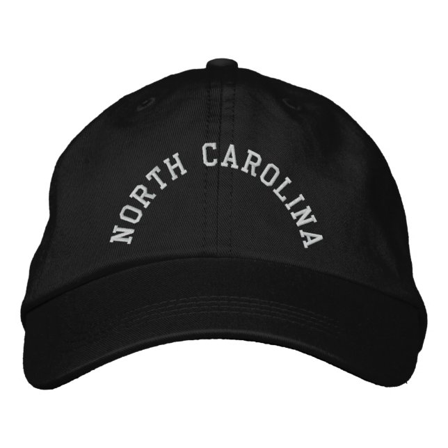 North Carolina State Embroidered Embroidered Hat (Front)