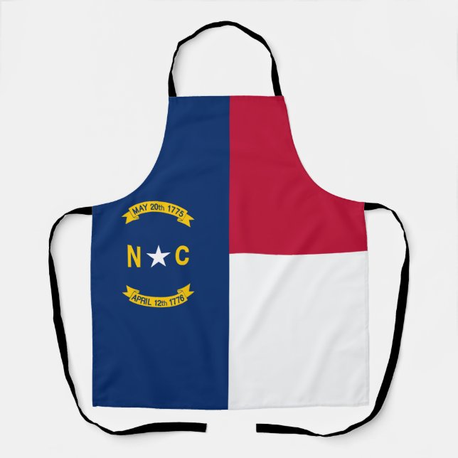 North Carolina State Flag Apron (Front)