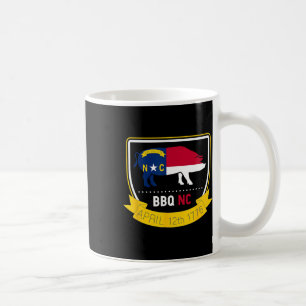 North Carolina State Flag Bbq Nc 1776 Independence Coffee Mug