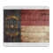 North Carolina State Flag on Old Wood Grain