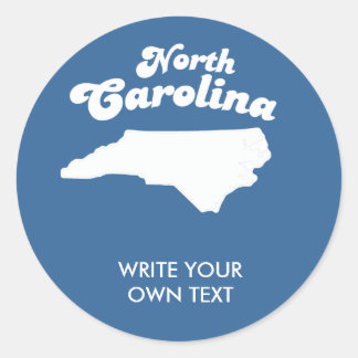NORTH CAROLINA STATE MOTTO T-SHIRT T-shirt Classic Round Sticker
