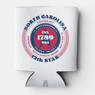 North Carolina State Pride Monogram Cooler