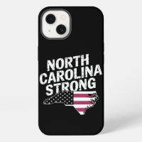 North Carolina Strong With NC State And USA Flag
