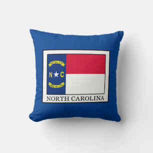 North Carolina Throw Pillow