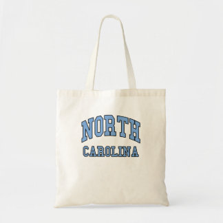 North Carolina - Throwback Design - State of NC - Tote Bag