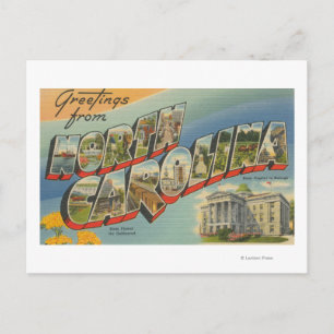 North CarolinaLarge Letter Scenes 2 Postcard