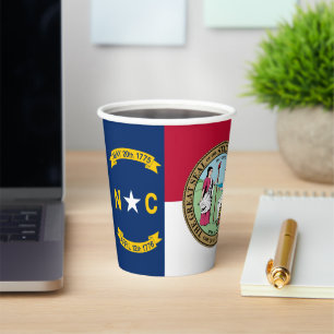 North Carolinian Seal, North Carolina Paper Cups