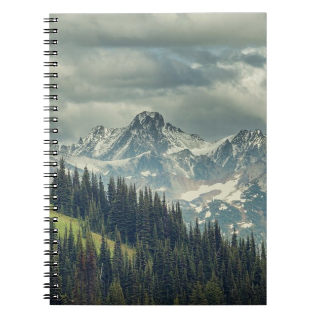 North Cascade: Majestic Mountain Peak. Notebook (Front)