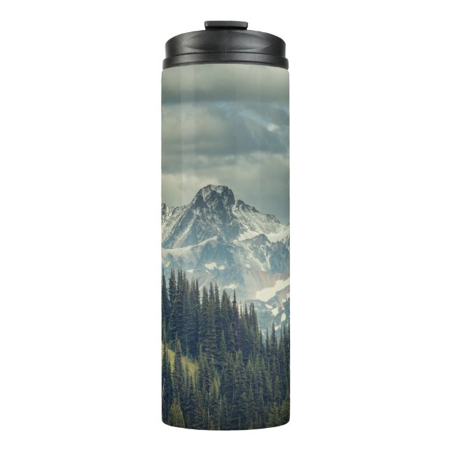 North Cascade: Majestic Mountain Peak. Thermal Tumbler (Front)