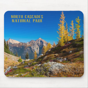North Cascades Autumn Colour Mouse Pad