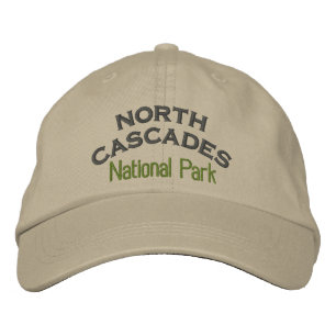 North Cascades National Park Embroidered Hat