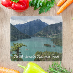 North Cascades National Park Landscape Cutting Board