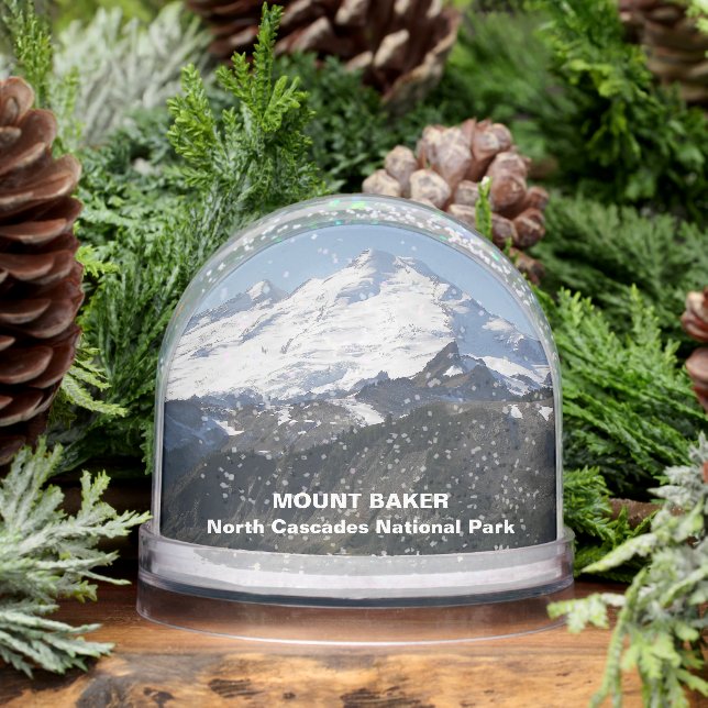 North Cascades National Park Mountain Photos Snowglobe (Winter)